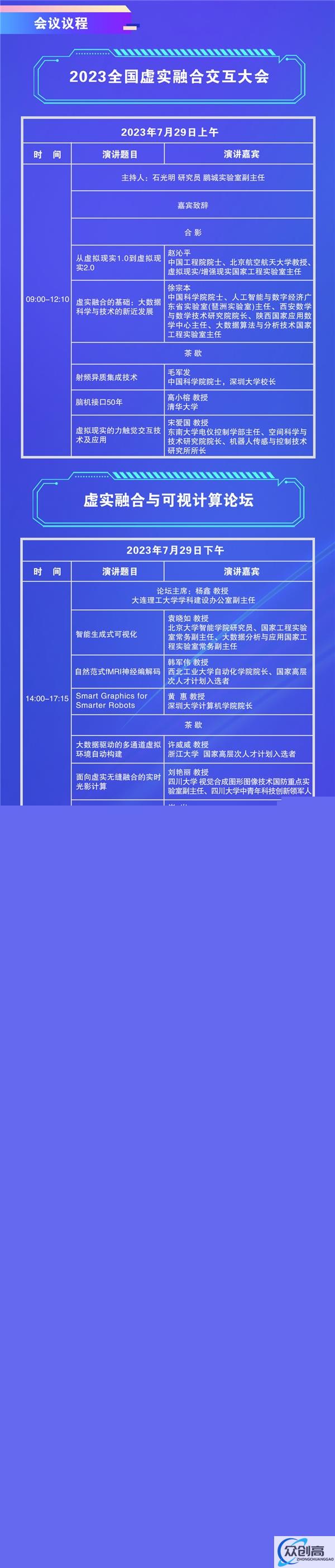 四位院士共同担任全国虚实融合交互大会主席(3)